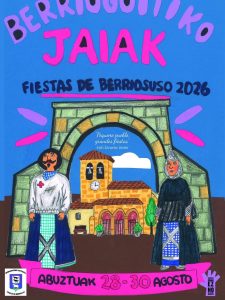 Cartel fiestas de Berriosuso 2026